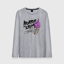 Мужской лонгслив Horror ice cream
