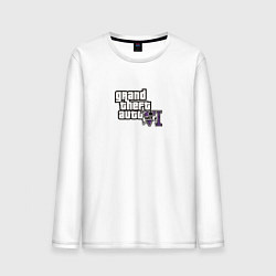 Мужской лонгслив Grand Theft Auto 6 vice city logo