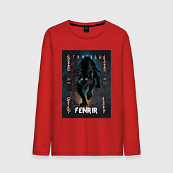 Мужской лонгслив Fenrir black vinyl