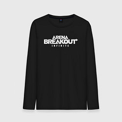 Лонгслив хлопковый мужской Arena breakout infinite, цвет: черный
