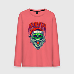 Мужской лонгслив Dead zombie Santa