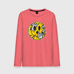 Мужской лонгслив Smile skull