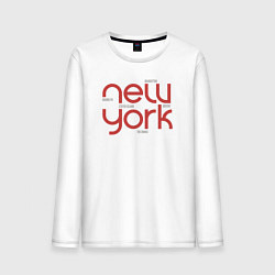 Мужской лонгслив New York districts