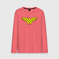 Мужской лонгслив Wonder woman logo