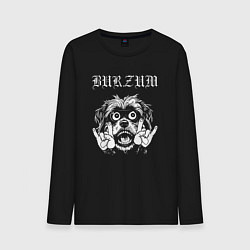 Мужской лонгслив Burzum rock dog