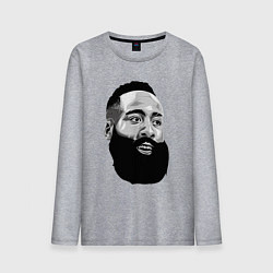 Лонгслив хлопковый мужской James Harden, цвет: меланж