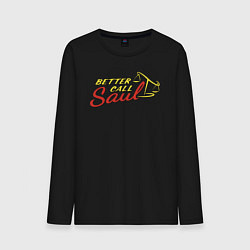 Мужской лонгслив Better call Saul logo
