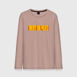 Мужской лонгслив Twenty one pilots - color logo
