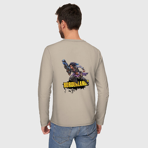 Мужской лонгслив Borderlands Гонка вооружений / Миндальный – фото 4