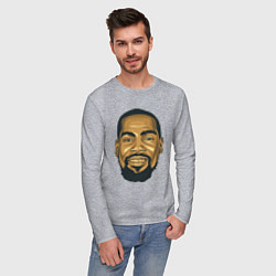 Лонгслив хлопковый мужской Дюрант, цвет: меланж — фото 2