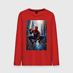 Мужской лонгслив Spider Man на страже справедливости