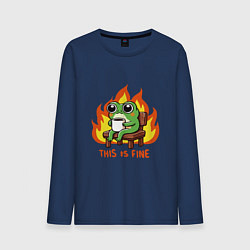 Мужской лонгслив Frog - this is fine