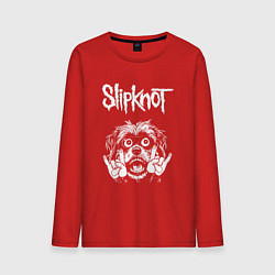 Мужской лонгслив Slipknot rock dog