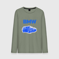 Мужской лонгслив Blue bmw