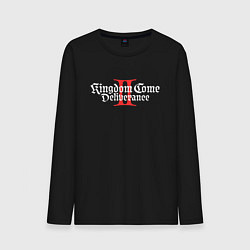Лонгслив хлопковый мужской Kingdom Come Deliverance 2, цвет: черный
