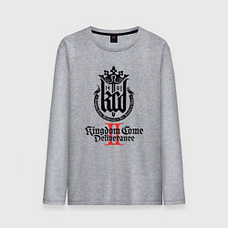 Лонгслив хлопковый мужской Kingdom Come Deliverance 2, цвет: меланж