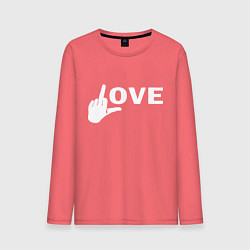 Мужской лонгслив Love - fuck