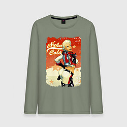 Мужской лонгслив Fallout - nuka cola playbill