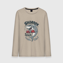 Мужской лонгслив Shark team