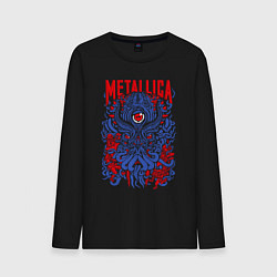 Лонгслив хлопковый мужской Metallica: octopus, цвет: черный