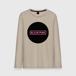 Мужской лонгслив Blackpink logotype - group of South Korea