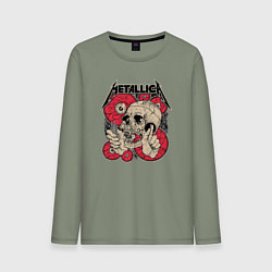 Мужской лонгслив Металлика дизайн