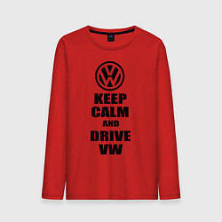 Мужской лонгслив Keep Calm & Drive VW