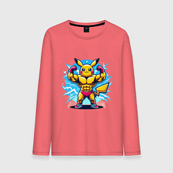 Мужской лонгслив Big Pikachu