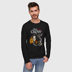 Лонгслив хлопковый мужской The Crow: It cant rain all the time, цвет: черный — фото 2