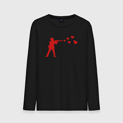 Мужской лонгслив Солдат любви