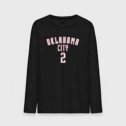 Лонгслив хлопковый мужской Oklahoma City 2, цвет: черный