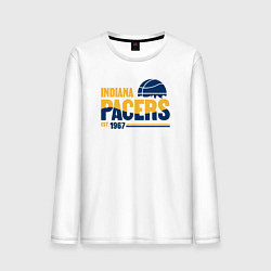 Лонгслив хлопковый мужской 1967 Pacers, цвет: белый