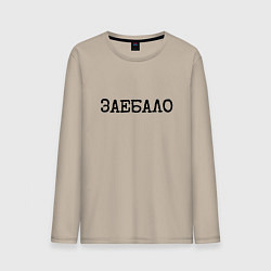 Мужской лонгслив Мат: за**ало