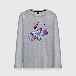 Мужской лонгслив Space shuttle