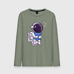Мужской лонгслив Космонавт заснул