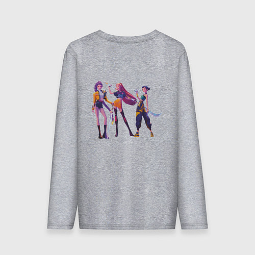 Мужской лонгслив Huntrix / Меланж – фото 2