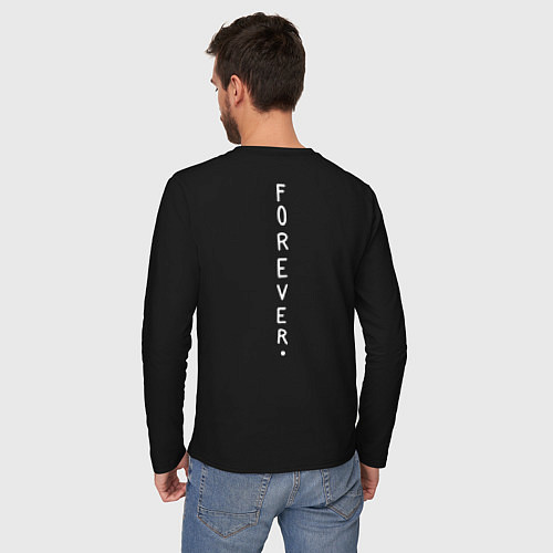 Мужской лонгслив Lil Peep Forever / Черный – фото 4