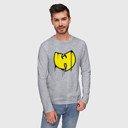 Лонгслив хлопковый мужской Wu-Tang style, цвет: меланж — фото 2
