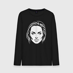 Мужской лонгслив Анджелина Джоли лицо