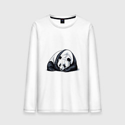 Мужской лонгслив Лежащая панда