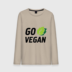 Мужской лонгслив Go vegan