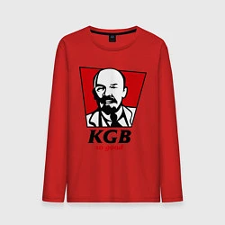 Лонгслив хлопковый мужской KGB: So Good, цвет: красный
