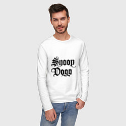 Лонгслив хлопковый мужской Snoop Dogg, цвет: белый — фото 2