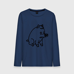 Мужской лонгслив Pig