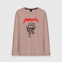 Мужской лонгслив Metallica: Pushead Skull