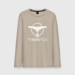 Лонгслив хлопковый мужской Tiesto, цвет: миндальный