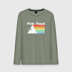 Лонгслив хлопковый мужской Pink Floyd, цвет: авокадо