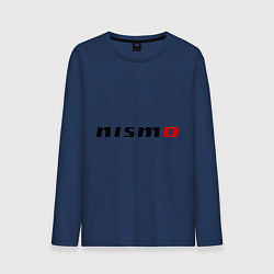 Лонгслив хлопковый мужской Nismo, цвет: тёмно-синий
