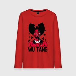 Лонгслив хлопковый мужской Wu-Tang Insects, цвет: красный