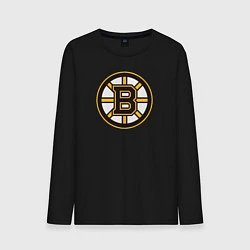 Лонгслив хлопковый мужской Boston Bruins, цвет: черный